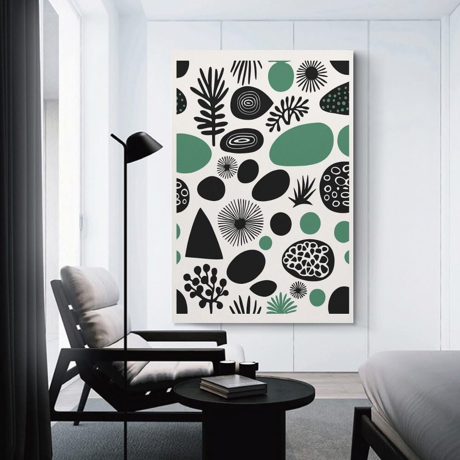 Junmoney Modern Aesthetic Art Room Decor Wall Art, 20x30inch(50x75cm), for Feature Walls in Flats Or Modern Rooms, Wall Decor Suited to Curated Displays
