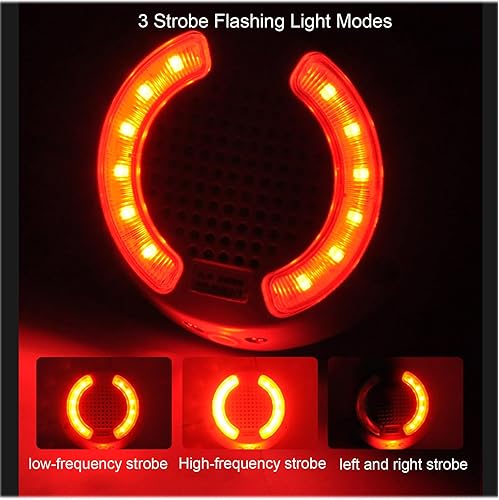 Miniatura 2 de Luz estroboscópica LED impermeable de 110 decibelios 3 modos intermitentes de advertencia luces de advertencia de montaje permanet luces