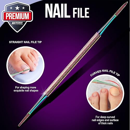 Miniatura 6 de FANDAMEI Kit de cutículas, 4 piezas de cuidado de uñas, herramientas de manicura y pedicura, pinzas de cutícula de uñas, kit de herramientas de uñas