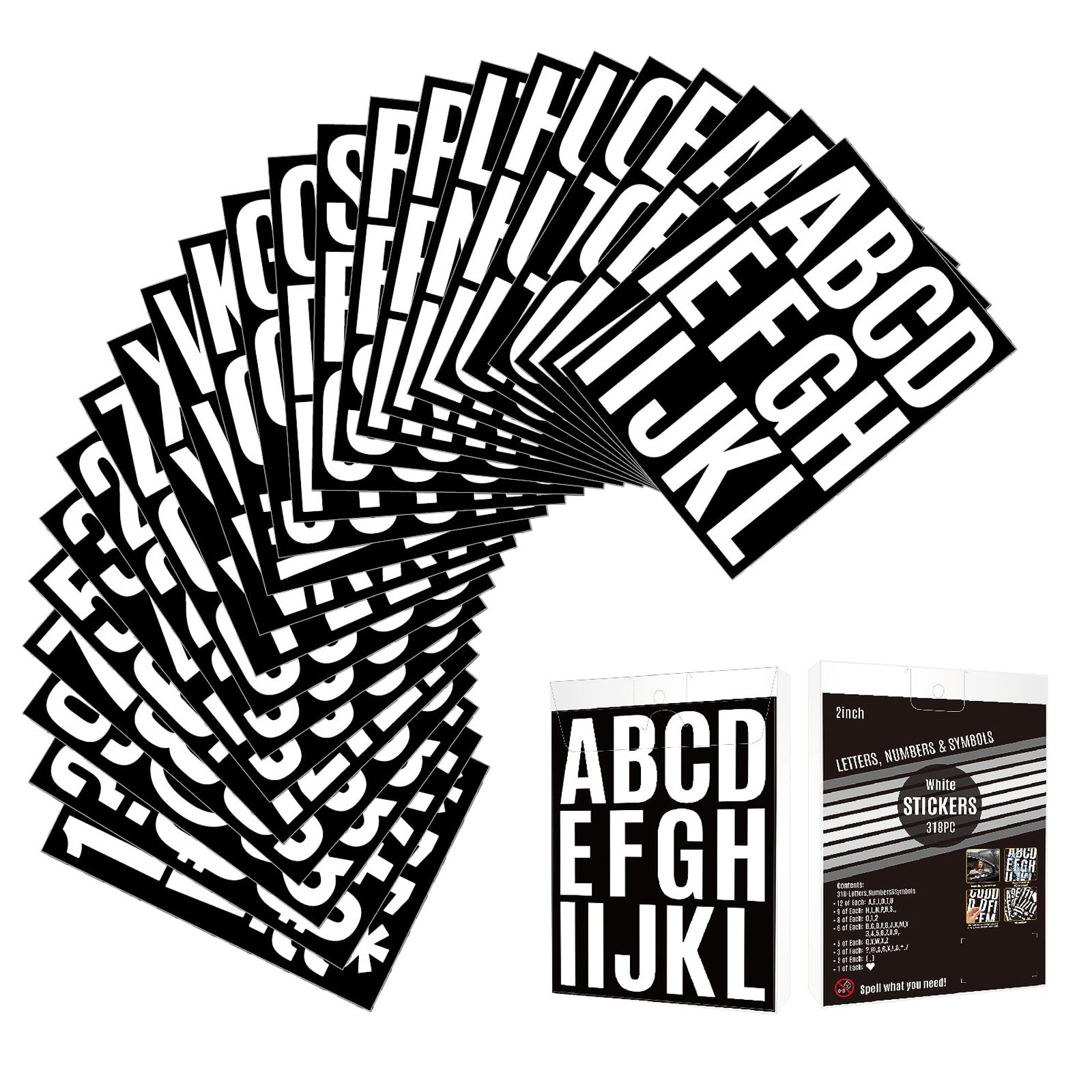 Vinyl Stickers Dizdkizd Letter Stickers, Vinyl Alphabet Number Sticker ...