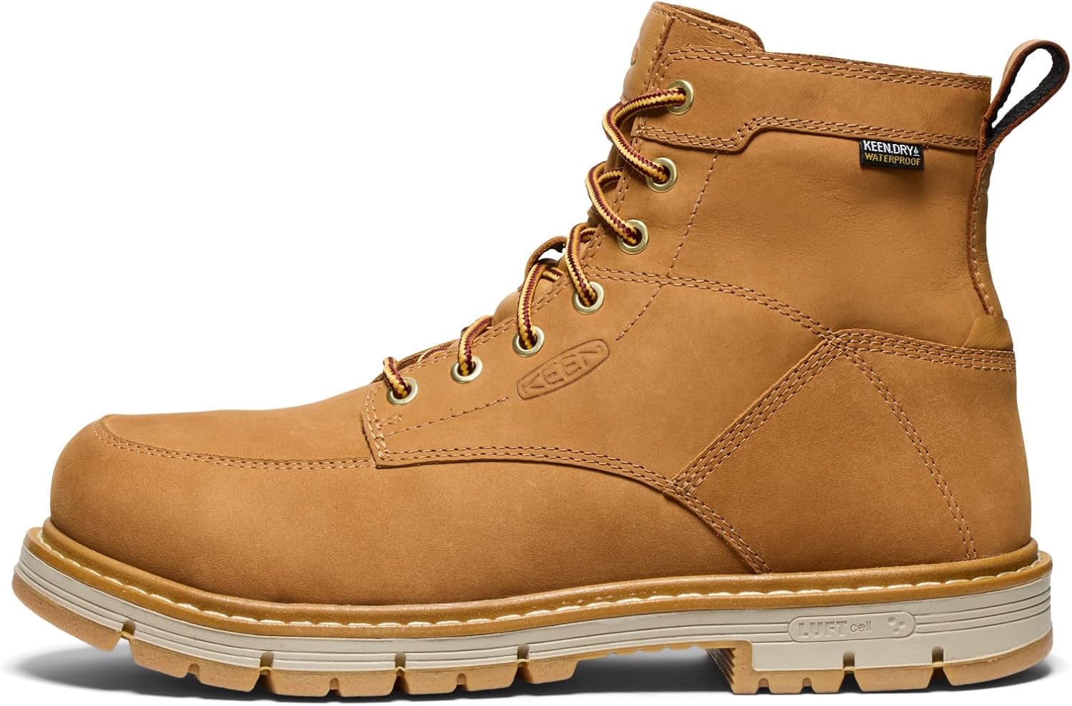 KEEN Utility Men's San Jose 6” Alloy Toe Waterproof 90 Degree Heel Work Boots