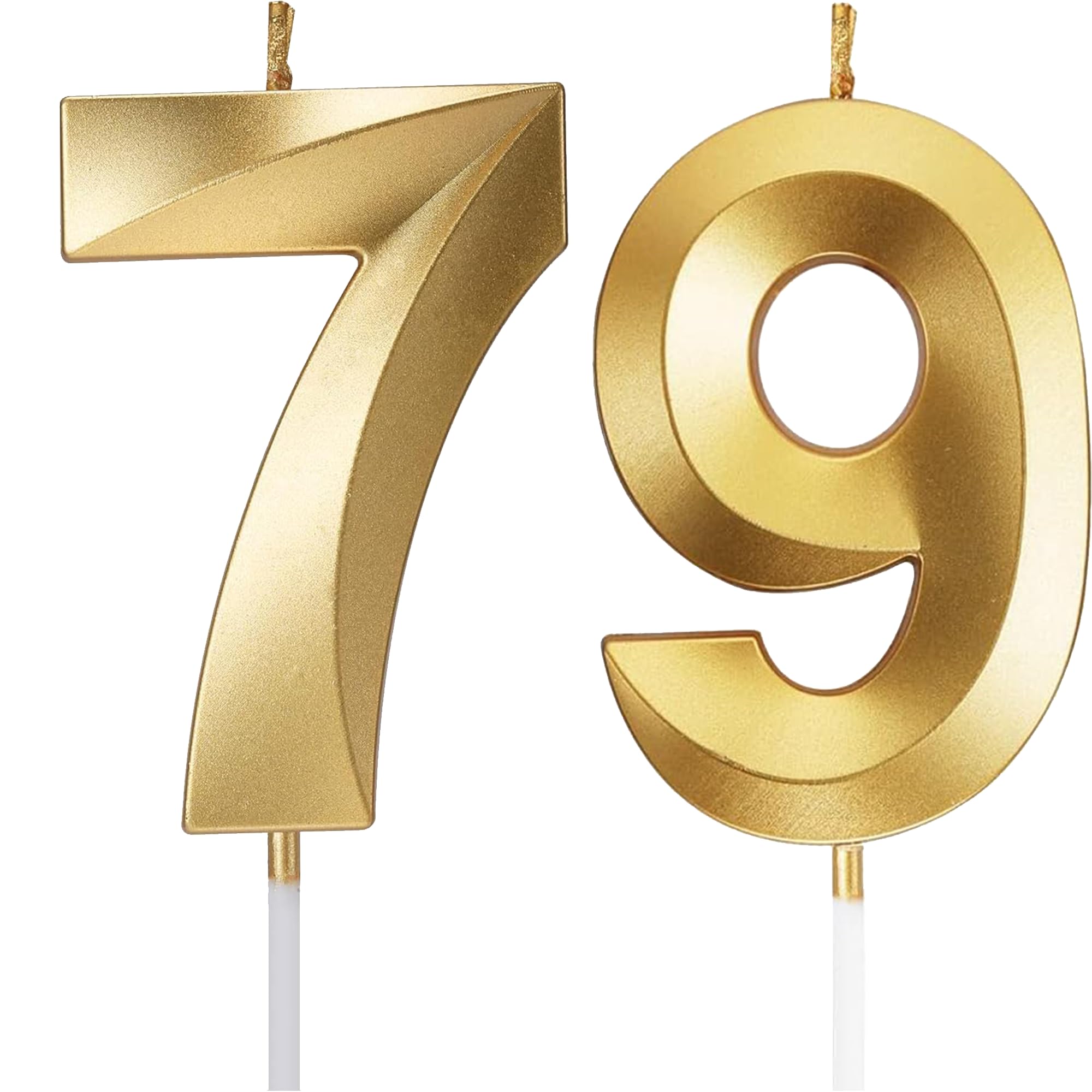 Birthday Candles Number Candles Age Year for Cakes Happy Birthday 3D Designed Wedding Anniversary Party Cake Topper Decorations