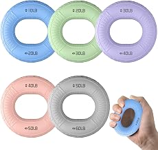 5 Pack Hand and Finger Exercises for Rehabilitation, Finger, Forearm, Hand Strengthening