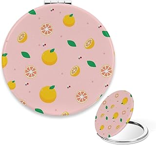 Purse Mirror Compact, Cartoon Orange Slices M...