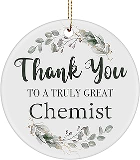 DesiDD Thank You Gifts for Chemist Ornament for Appreciation Best Chemical Engineer Analytical Cosmetic Forensic Medicinal Pharmaceutical Phd Research Industrial Birthday