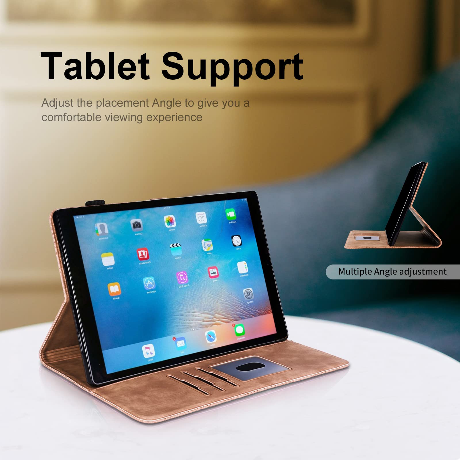 Rostsant Lenovo Tab P11 2. Generation 11.5 Inch Tablet Cover Case PU Leather Magnetic Closure Protective Card Slots Wallet for Lenovo Tab P11 2 Gen 2022 TB-132FU - Image 3