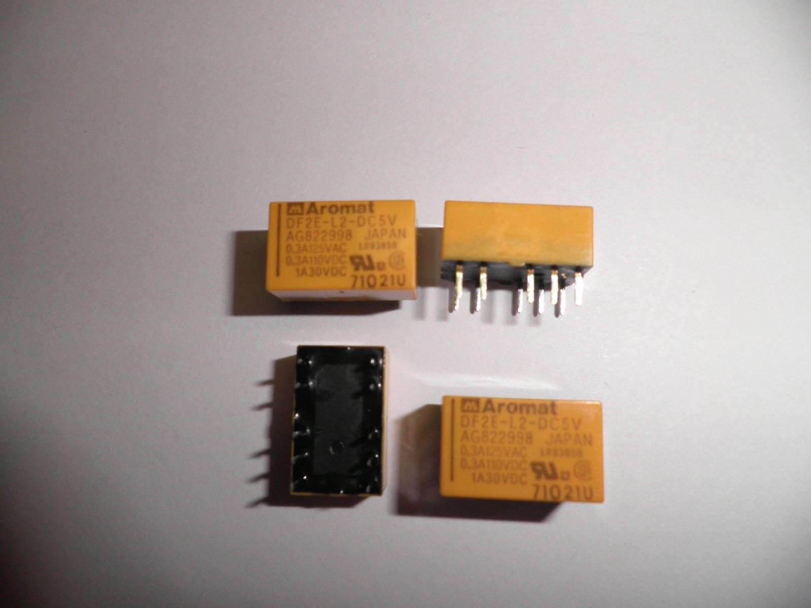 (2 PC.) AROMAT DF2E-L2-DC5V Latching DF-Relay AG822998U