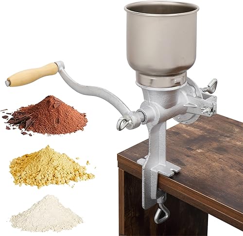 Molinillo de granos, molinillo de grano de operación de arranque manual para uso doméstico, molinillo de grano ajustable para uso doméstico o