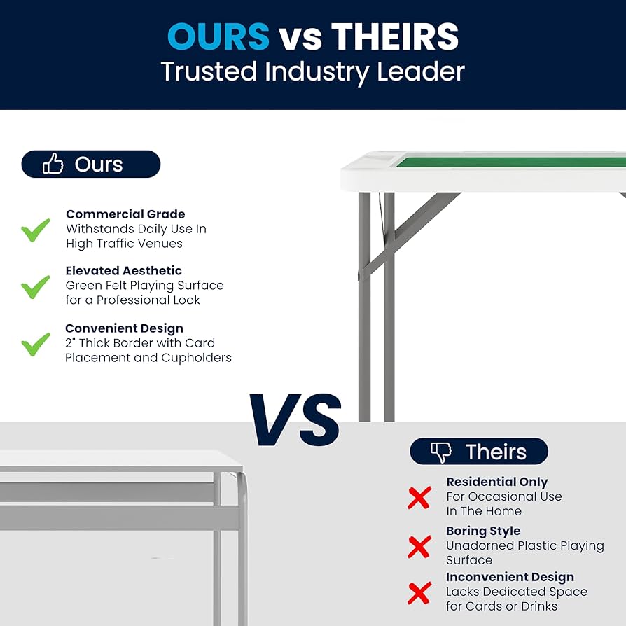 Amazon.co.jp: Flash Furniture Silas 折り畳みゲームテーブル