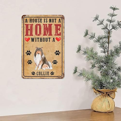 Vista 69 de Letrero de metal con texto en inglés «A House is Not A Home Without A Dogo Argentino» («A House is Not A Home Without A Dogo Argentino»)