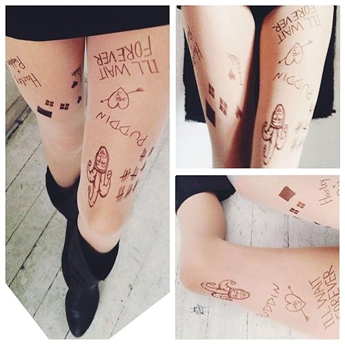 Tattoo tights amazon Clearance