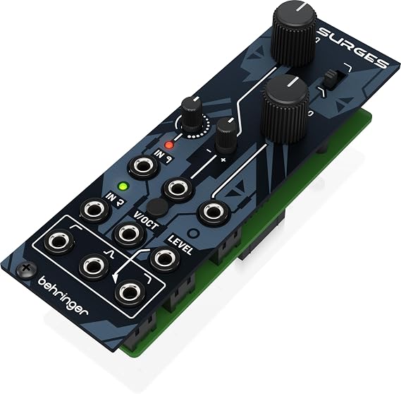 Behringer SURGES Liquid Multi-Mode Filter for Eurorack Modular Synth, 12dB/Oct Analog Filter, Vintage Sound, LFO, Envelope Follower, CV Control, Perfect for Music Production & Sound Design