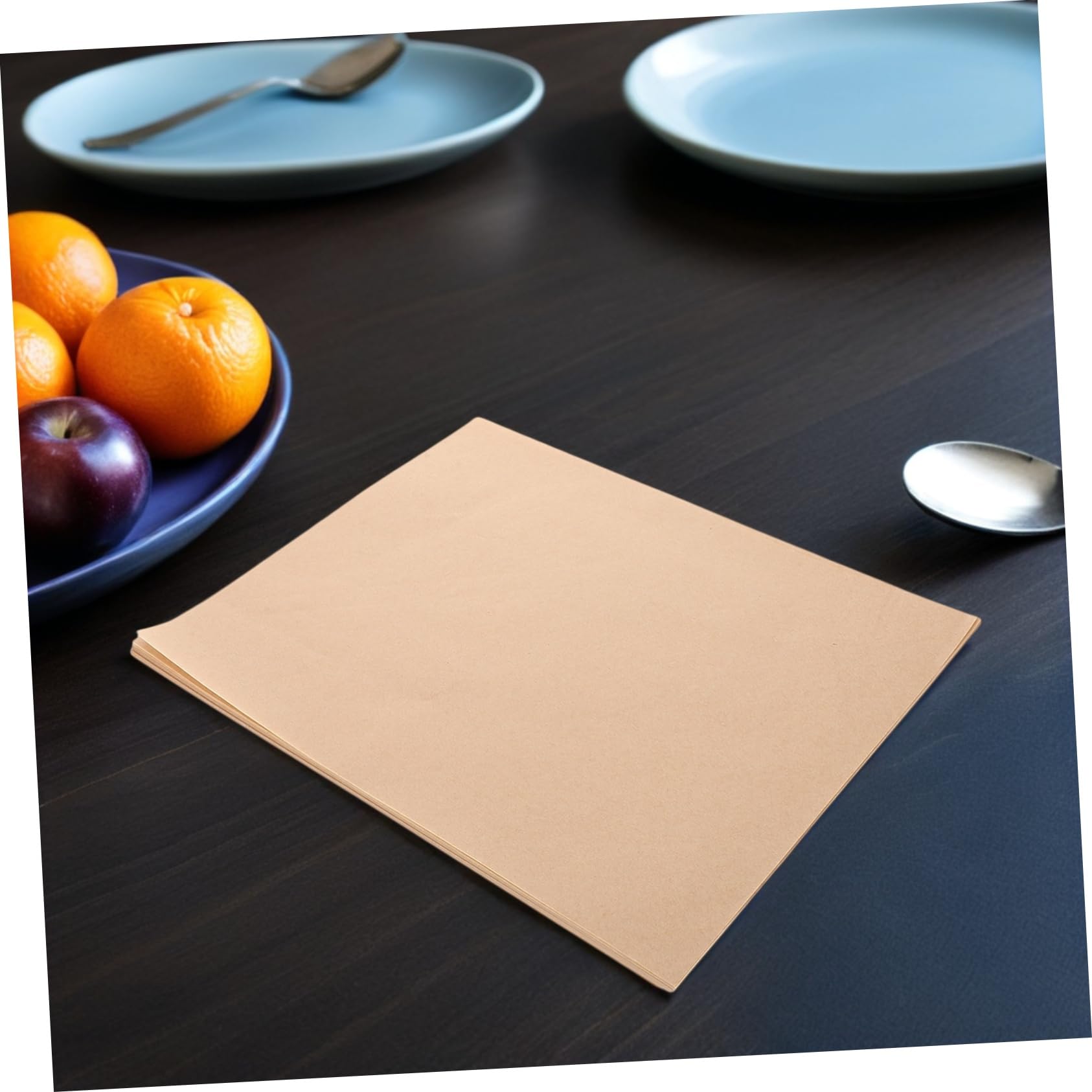 GALPADA Carta Alimentare Antigrasso Spessa Finitura Rustica per Pizza, Frittura e Cucina 500 Pezzi