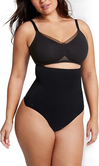 HONEYLOVE SuperPower Thong Shapewear for Women - Strong Tummy Control