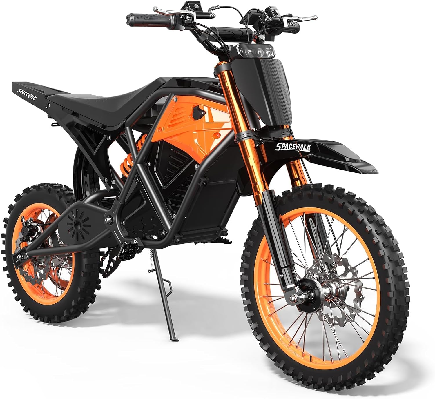 3000W High Power Electric Dirt Bike - 14" Front/12 Rear Tires with Hydraulic Disk Brakes,48V 22.5AH Battery Up to 60 Miles Range & 37.5MPH Top Speed, Teens Adults Commuter/Off-Road E-Bike