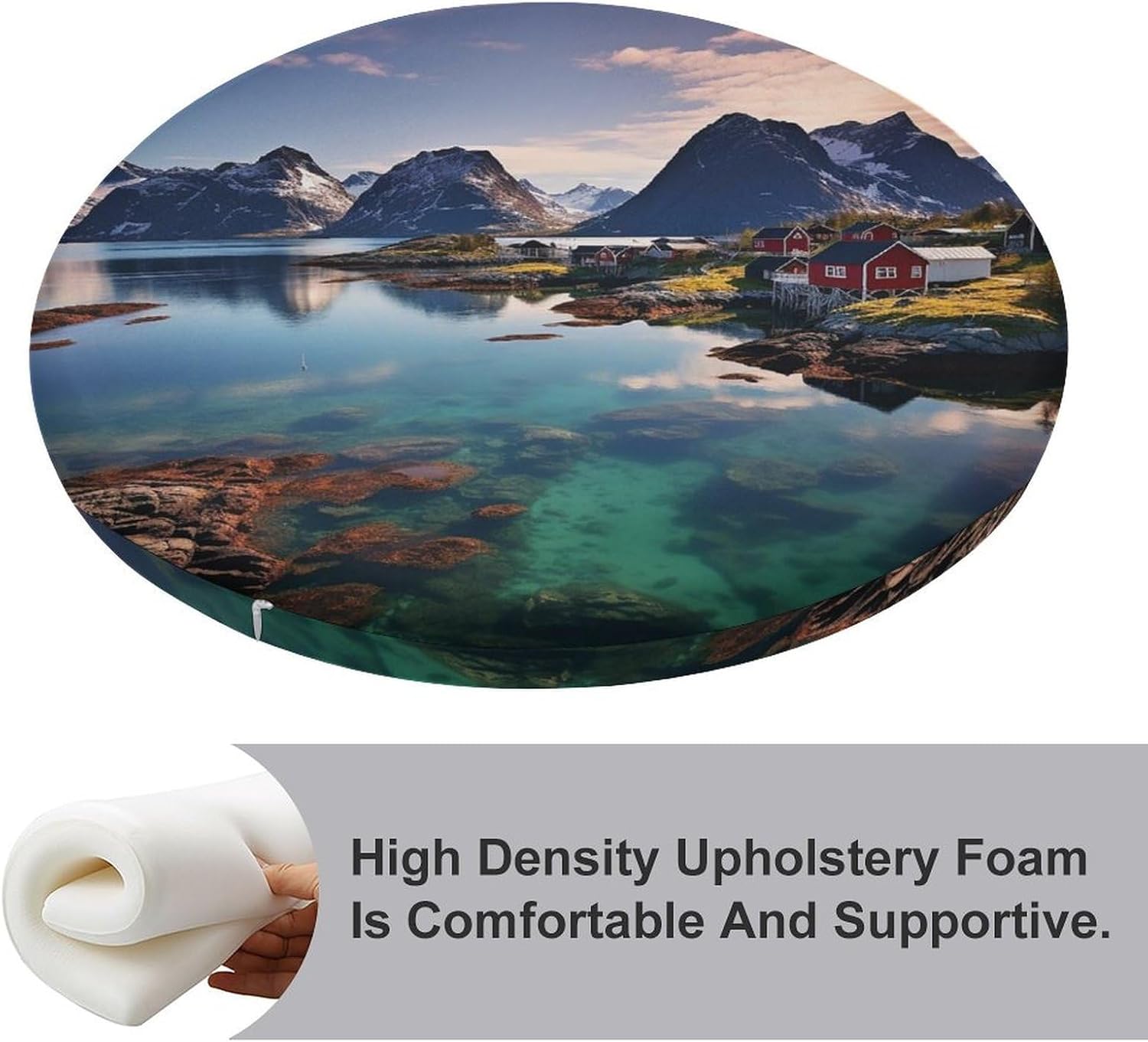 Norway Islands Chair Cushions Floor Pillow Chair Pad