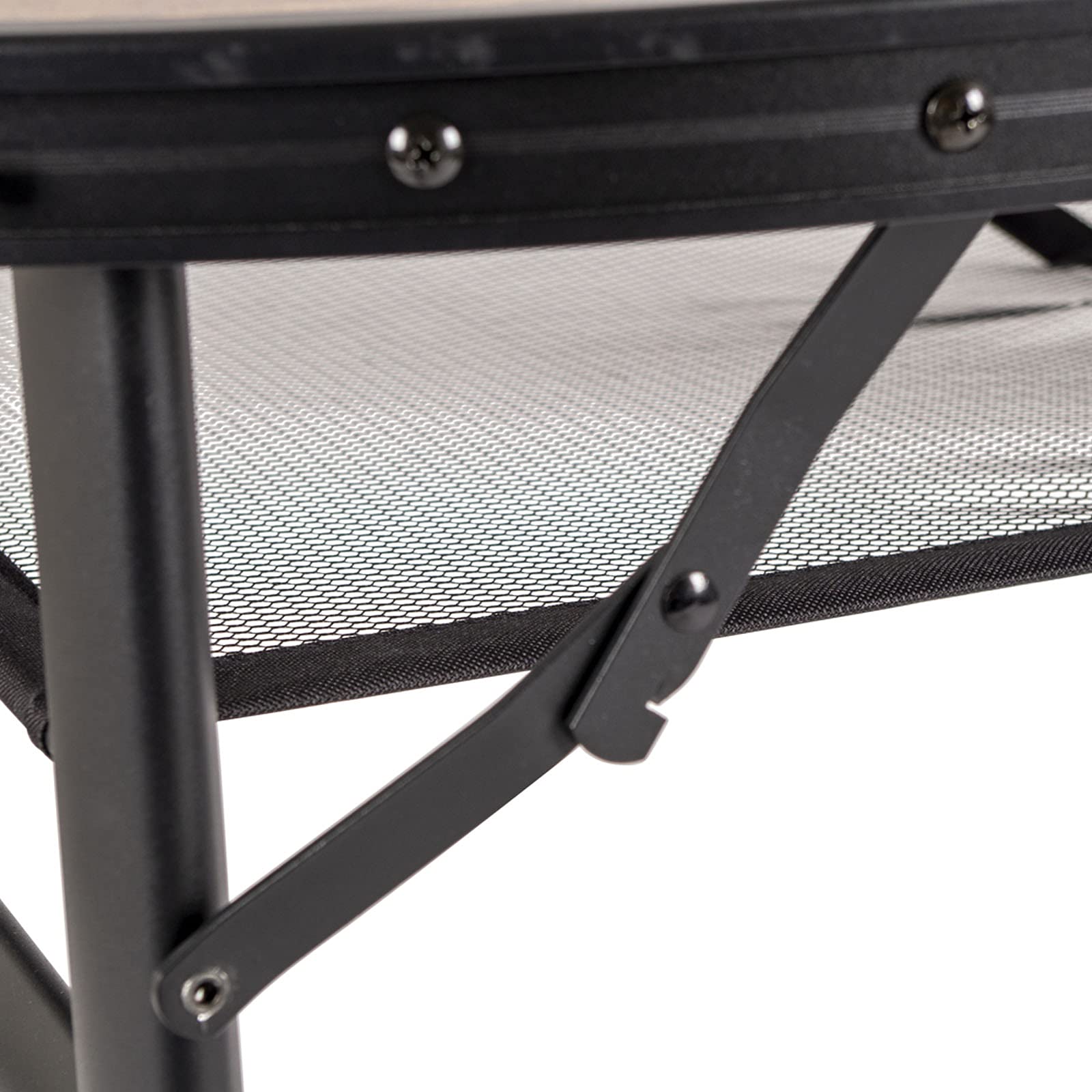 Bo-Camp - Industrial - Mesa - Woodbine - Oval - Modelo Maleta - 150x80 cm