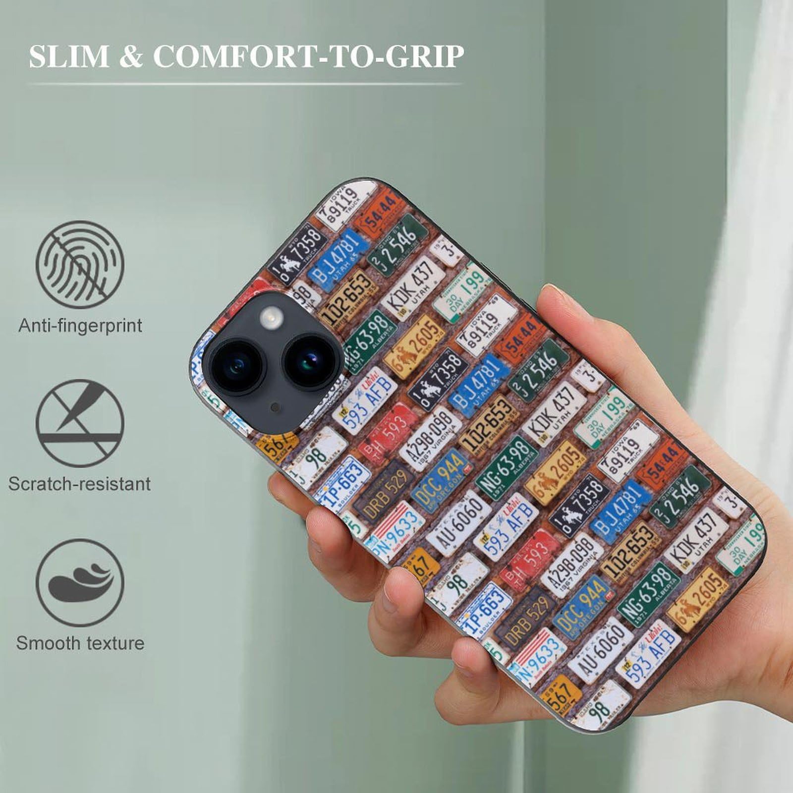 Amazon.co.jp: iPhone14ケース カバー 英字柄 数字柄 TPU アイフォン14