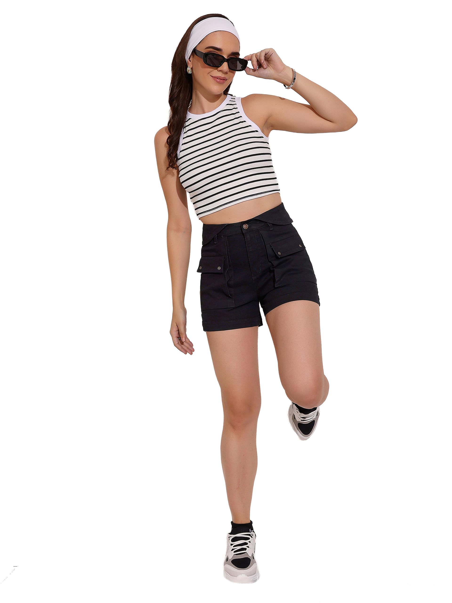 dolce crudo Women's Stretchable Bodycon Mini Denim Skirt-picture-53