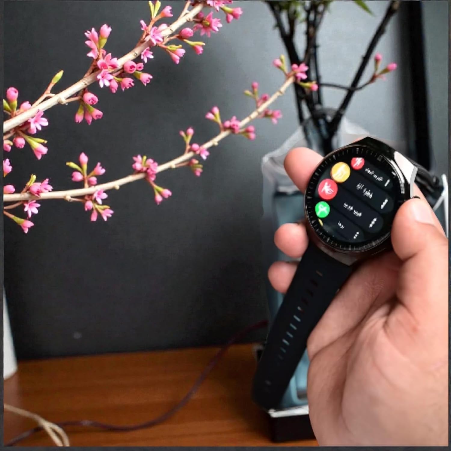 ساعة ذكية مع مكالمات بلوتوث، 3 أساور قابلة للتبديل...