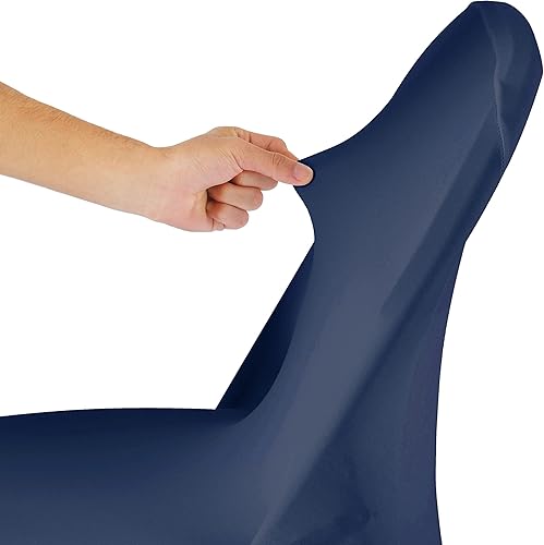 Vista 80 de Fundas de elastano para silla, 12 unidades, protector lavable, fundas de silla plegables para sala de estar, fiesta, banquete, boda, hotel Esmeralda