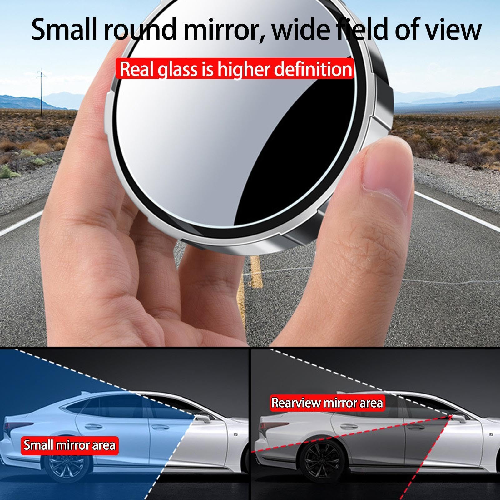 Specchietto Retrovisore Interno Per Auto - Compatibile Con Citroën C1, Peugeot 107, Toyota Aygo (1996-2006) - Foto 9