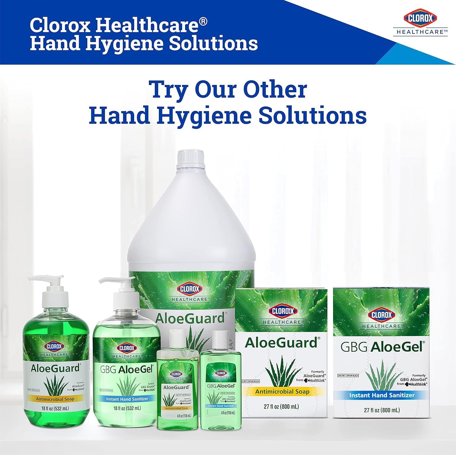 Clorox Healthcare AloeGuard Antimicrobial Liquid Hand Soap with Pump, Gentle and Moisturizing Hand Soap Bottle with Aloe Vera - Handwash for Healthcare & Everyday Use, 18 Fl Oz - 12 Pack
