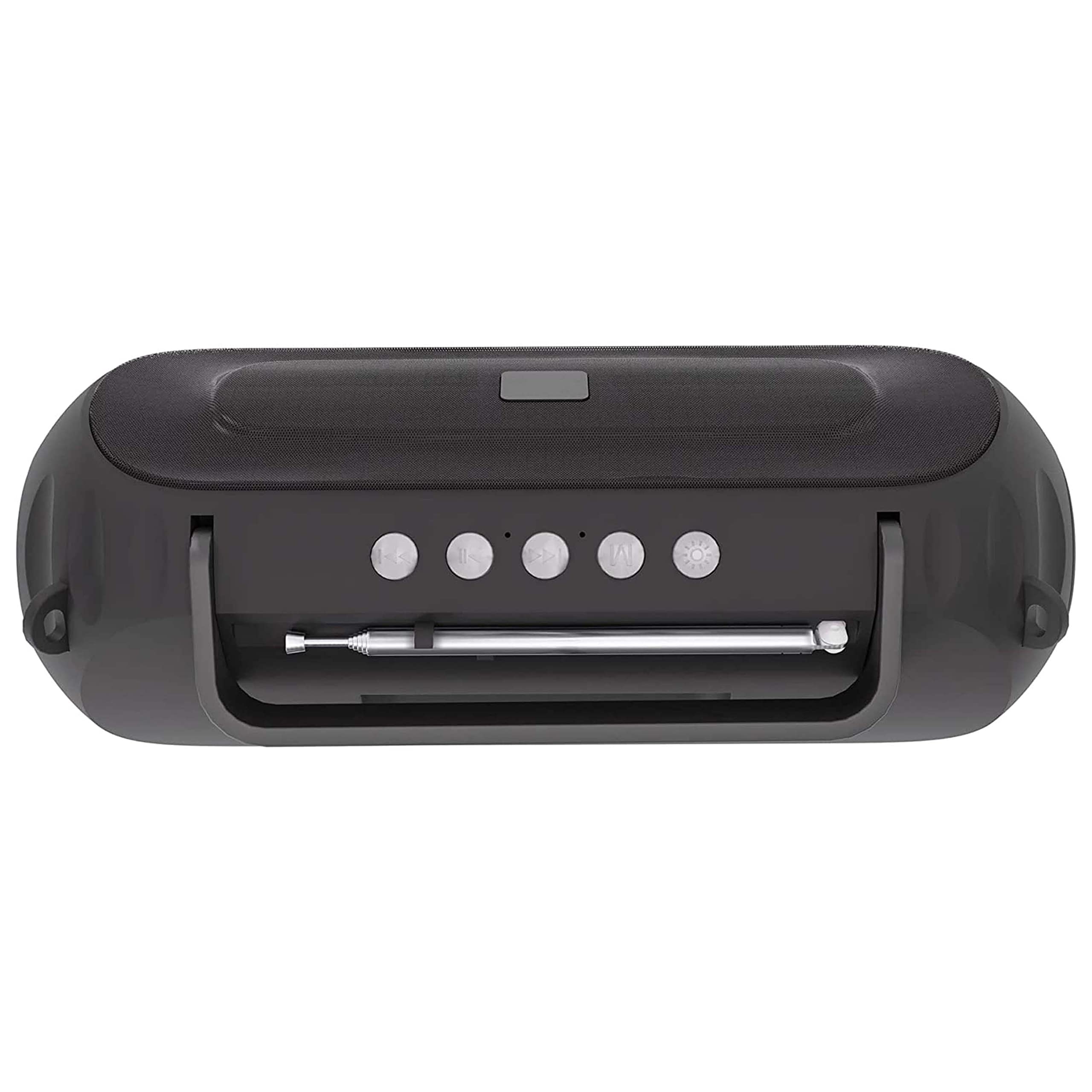 SIMPLETEK Speaker Casse Bluethoot 5.0 Con Flash | Portata 10 m 10 W Di Potenza Bassi Potenti Con Antenna Radio FM