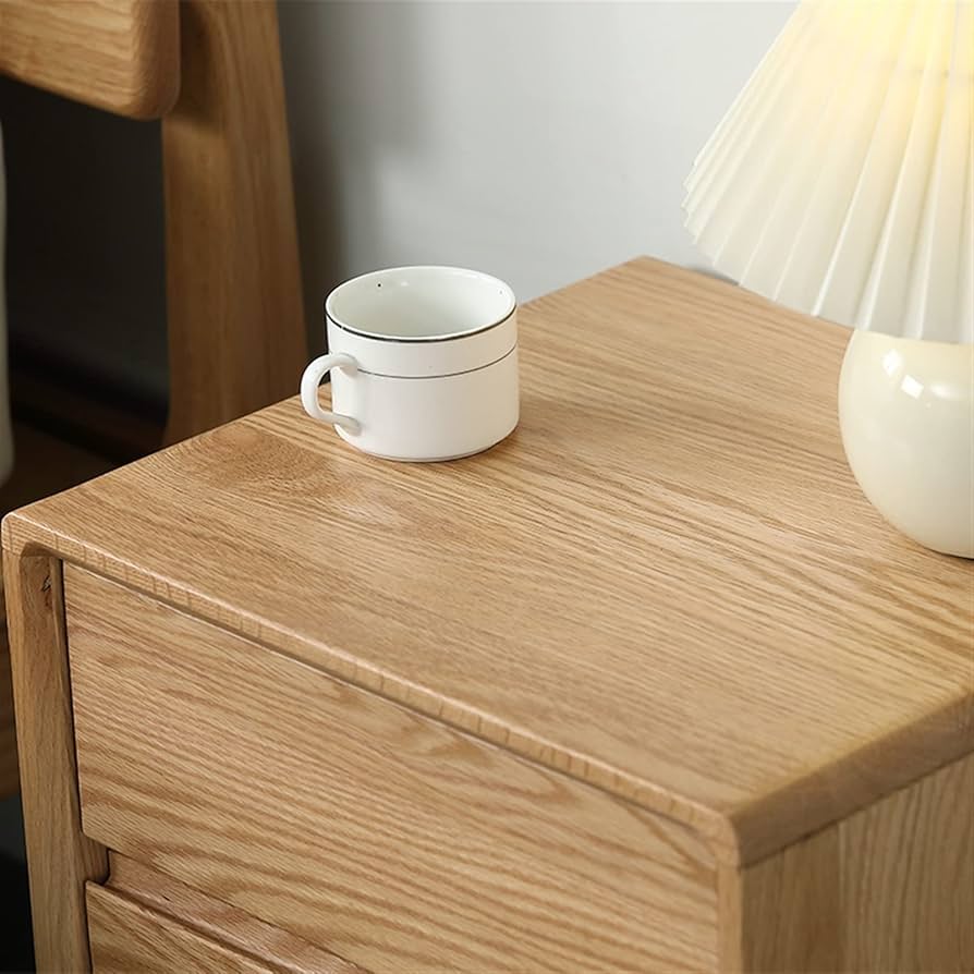 ベッドサイド テーブル ストレージロッカー キャビネット引き出し Amazon.co.jp: ベッドサイドテーブル寝室家具ダブル引き出し