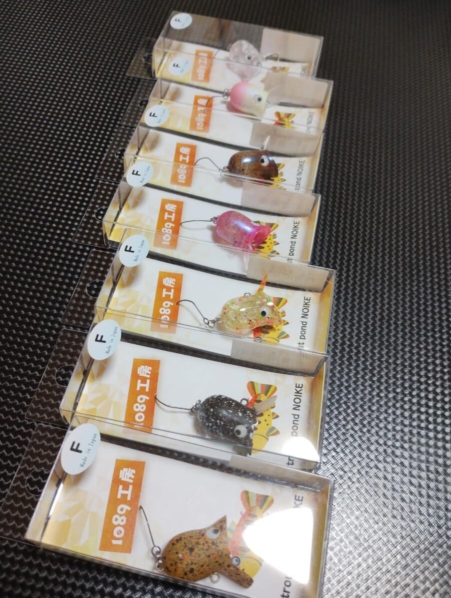 1089工房 バブリー２０Ｆ ７個セット②　トラウトポンドNOIKE 1089工房 バブリー20F 7個セット① トラウトポンドNOIKE