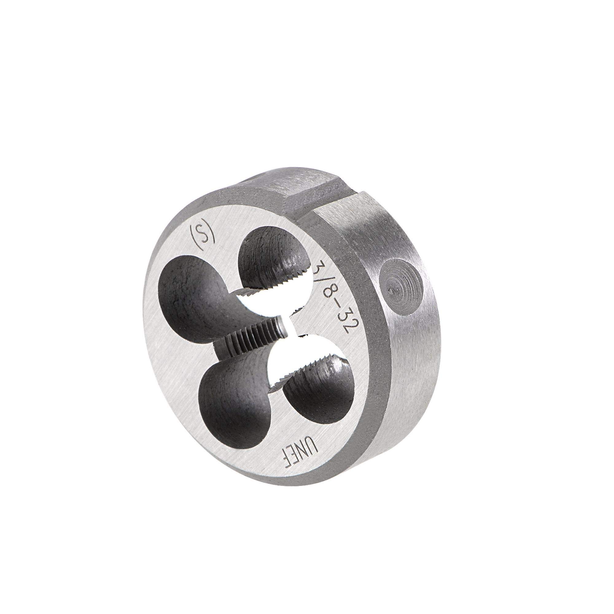 Zestaw gwintowników i narzynek 3/8"-32 UNEF, gwintownik maszynowy HSS z okrągłą narzynką, prawy