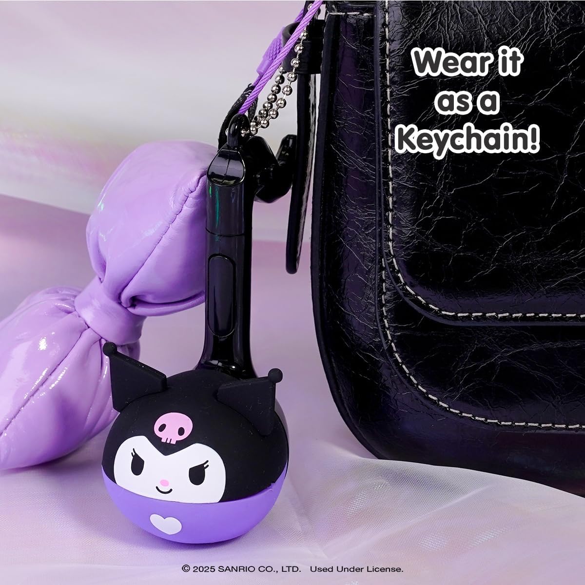 Hamee SquiSHU Buddy Sanrio Hello Kitty and Friends Kuromi Squishy and Otamatone Melody Kuromi Synthesizer Toy Keychain Bundle