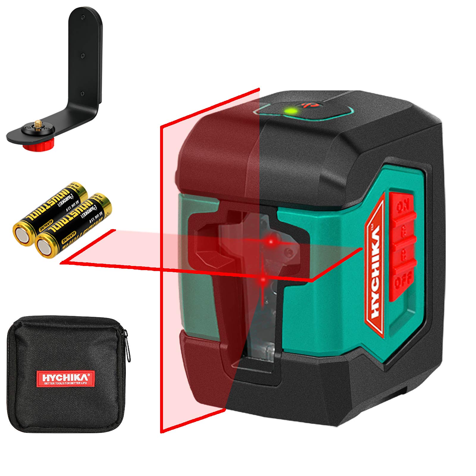 Buy Laser Level, HYCHIKA 50 Feet Line Laser with Dual Modules, Switchable SelfLeveling Vertical