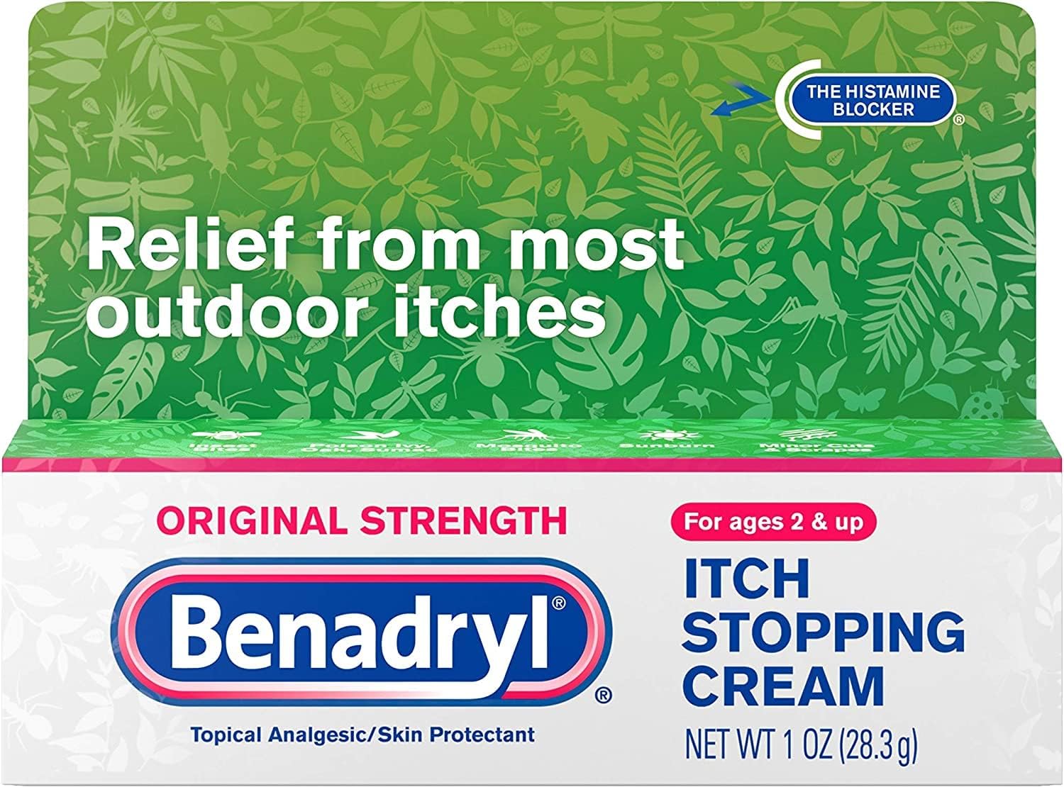 BenadrylItch Stopping Cream Original Strength 1 oz (Pack of 10)