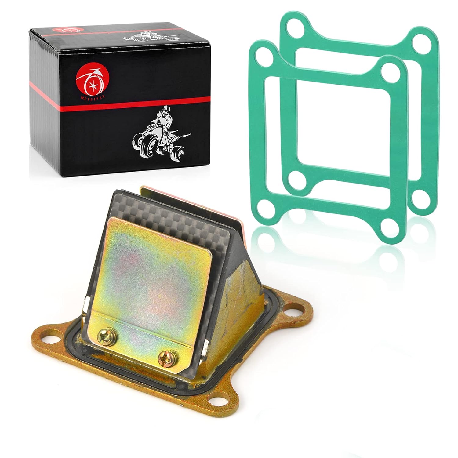 Reed Valve and Gasket Compatible with Kawasaki KX80 KX85 KX100 1987-2021