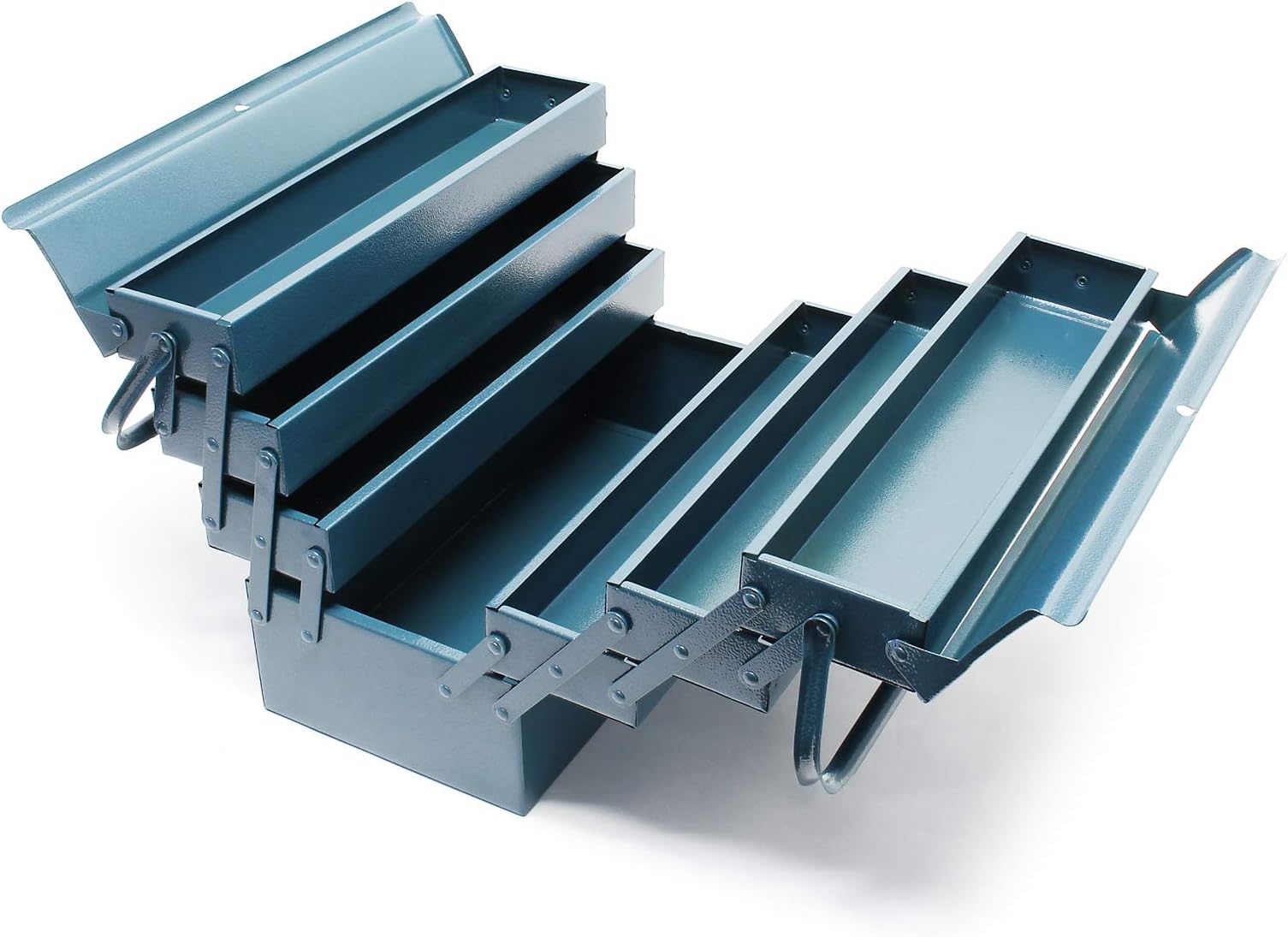 Caisse à Outils En Acier 7 Compartiments - 53x20x25 Cm - Marque WilTec - Neuf