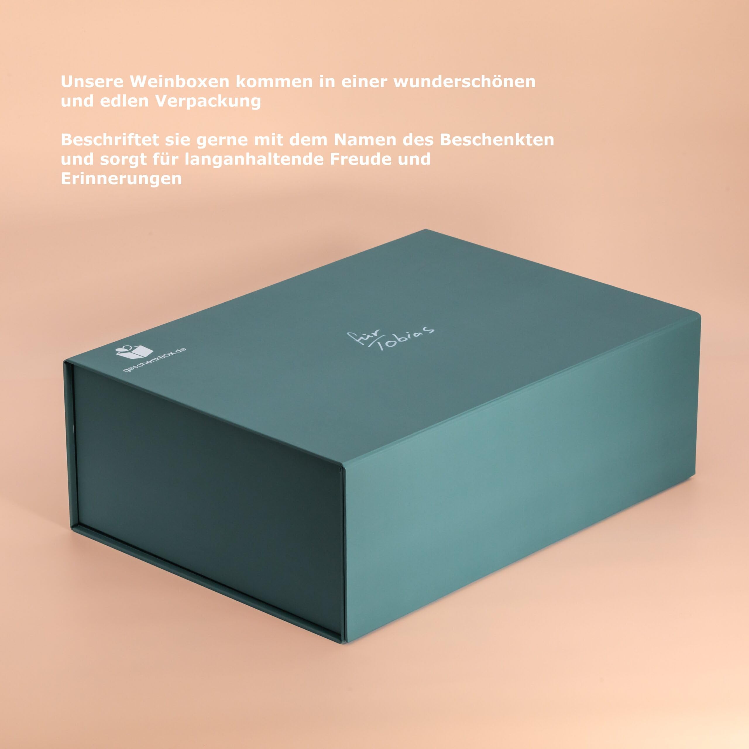 Weinbox Frankreich mit Bio Honig Senf Cracker - Premium Geschenkset mit Cabernet Sauvignon & Chardonnay von Anne de Joyeuse, Perfekt für Weinliebhaber und besondere Anlässe