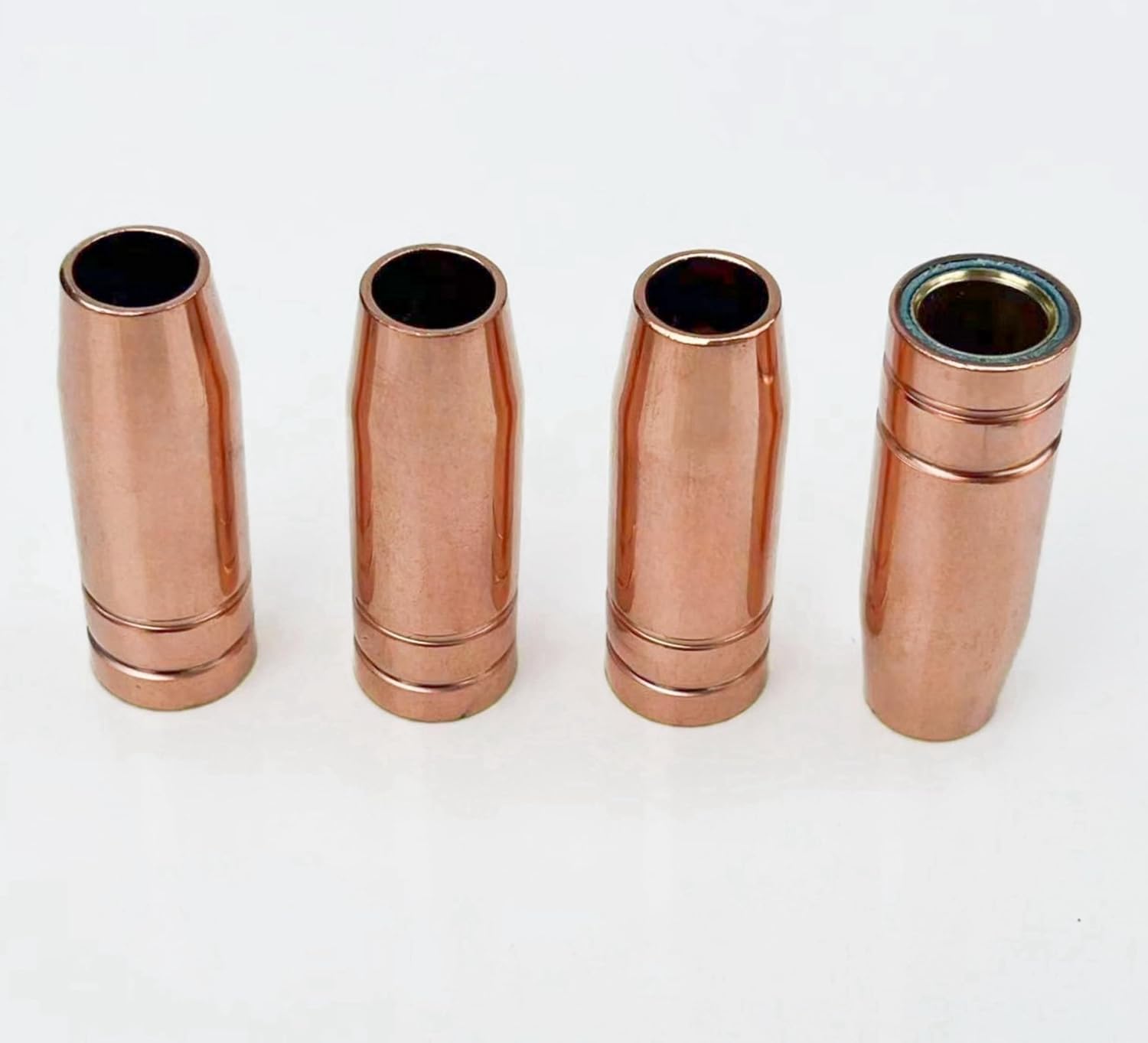 MIG 30-Pack MB15 15AK welding Gun Accessory Kit ;Welding contact Tips 0.030" 0.8mm,Gas Nozzle/Contact Tip Holder Fit MIG Co2 Welding Torch, Copper (0.030" Accessory Kit)