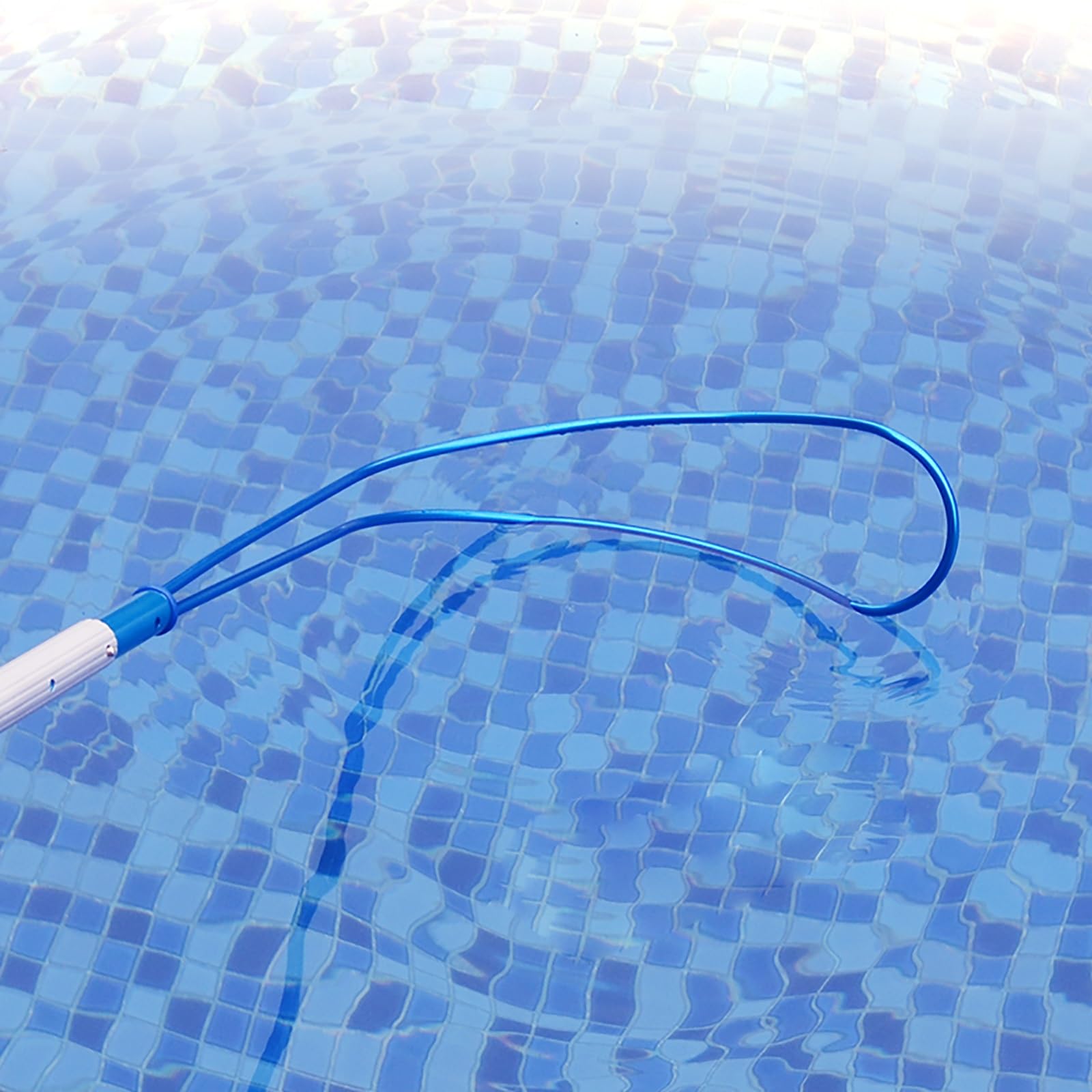 Crochet de sécurité pour piscine avec manche télescopique pour la protection des nageurs