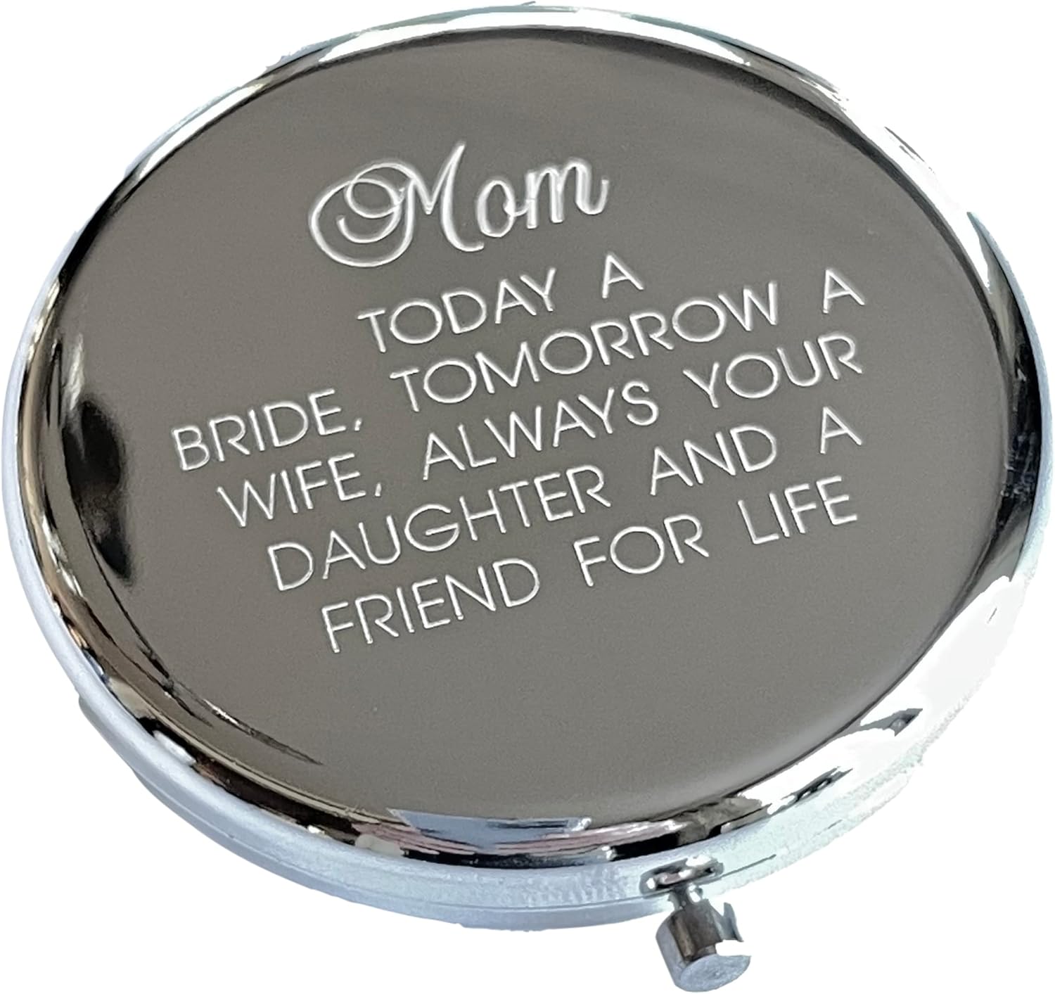 Custom Compact Mirror Mothers Gift (Mother of The Bride)