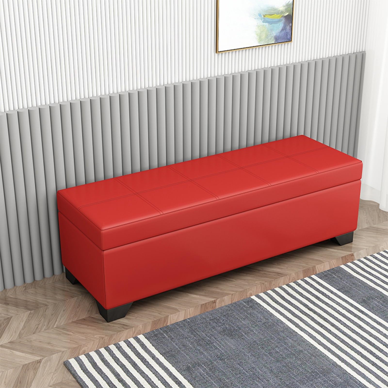 Banc à chaussures d'entrée haut de gamme en velours capitonné meuble élégant 90cm