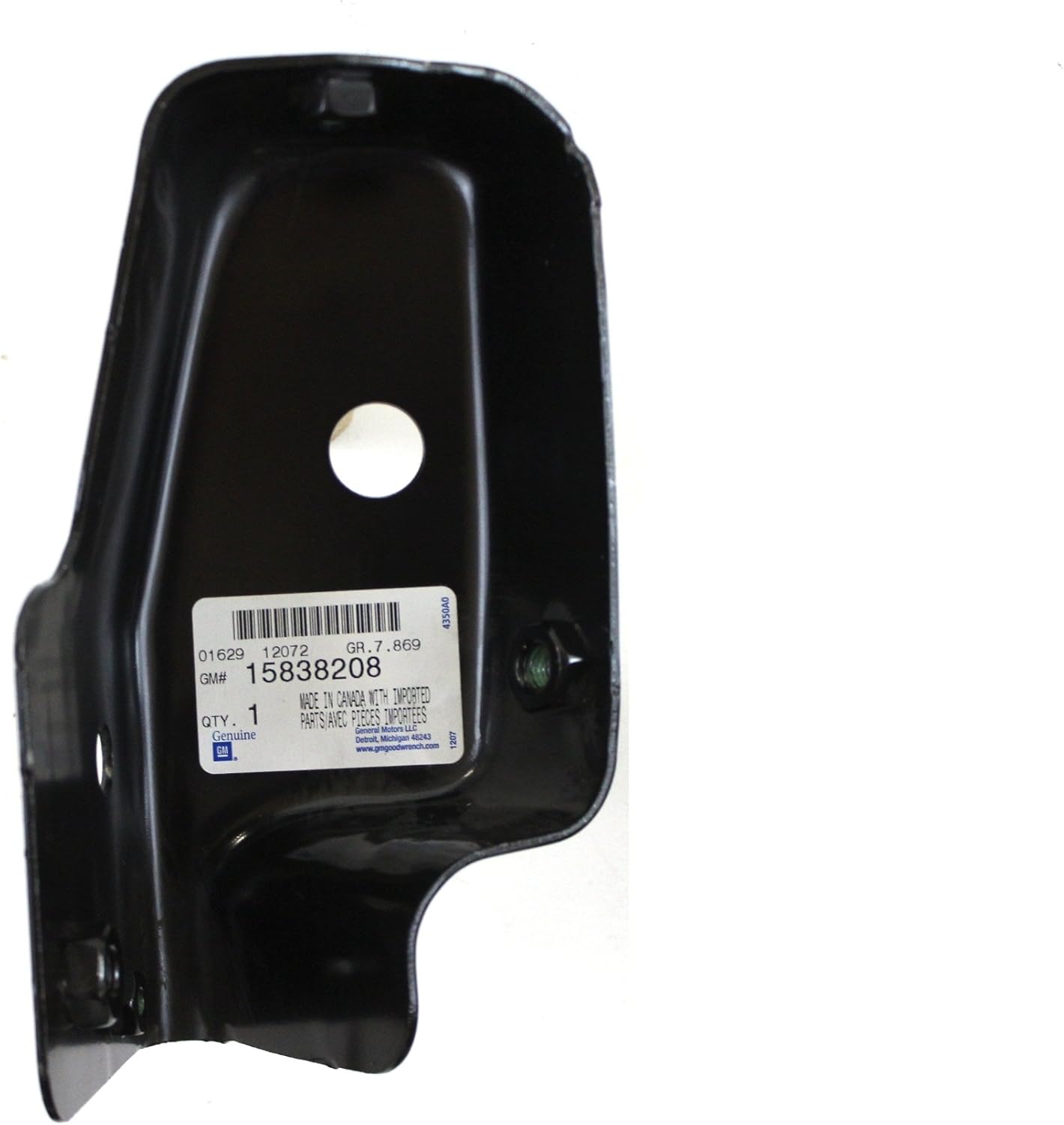 Genuine GM Parts 15838208 Driver Side Front Bumper Bracket