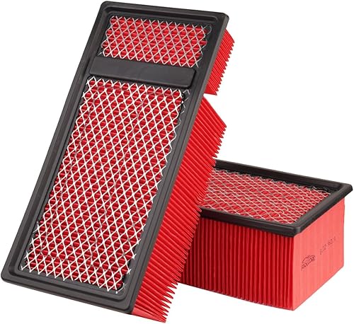 Paquete de 2 filtros de aire para motor, para Ford F-250 F-350 F-450 F-550 F650 F750, Coachmen Encore, reemplazo de filtro de aire BC3Z9601C,