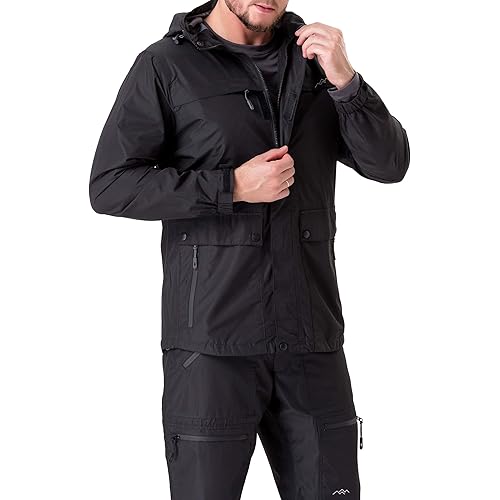 TRAILSIDE SUPPLY CO. Insulated Ski Jacket Windproof Rain Jacket Winter Warm Snow Coat