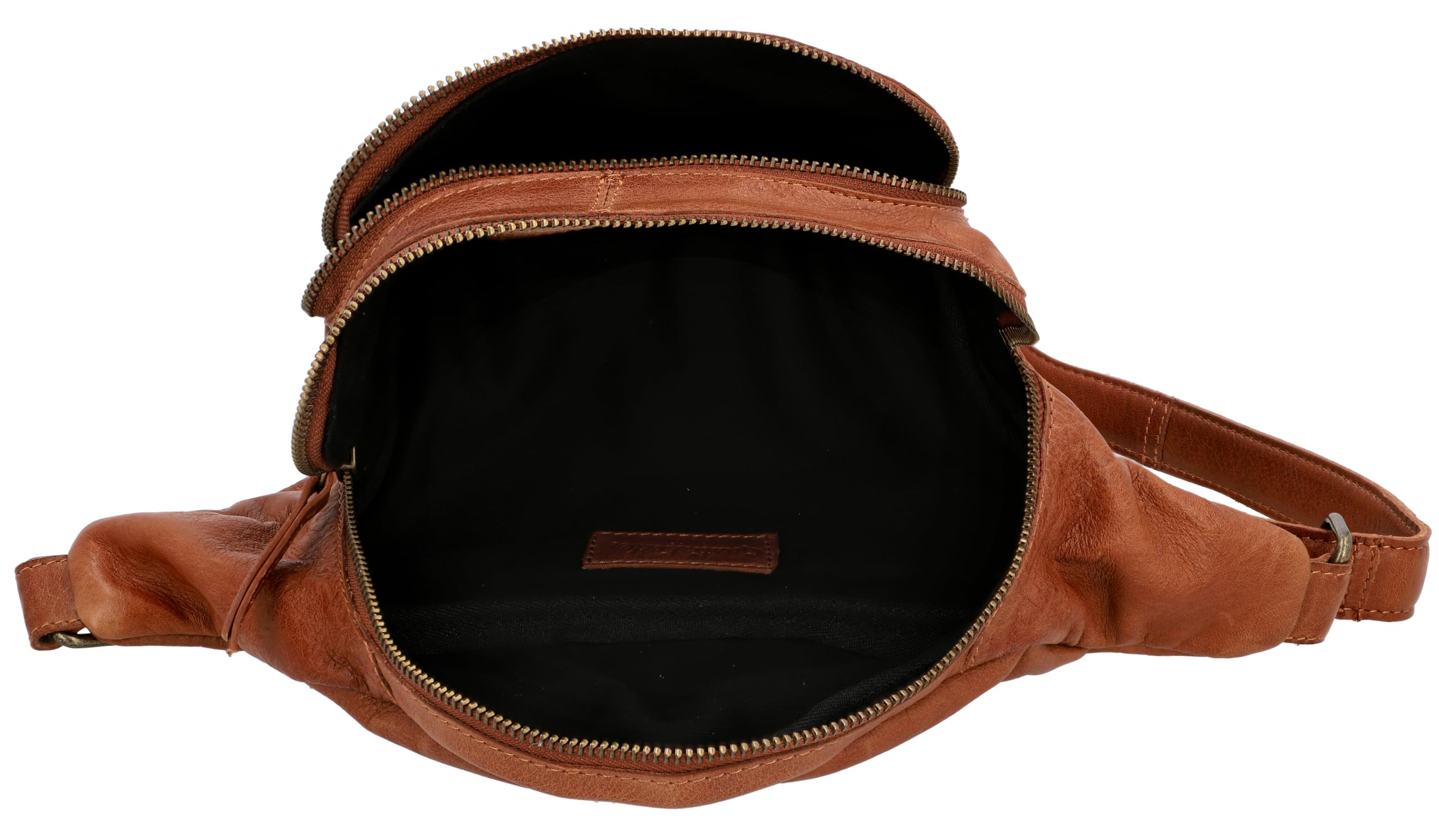 Gusti Marsupio in pelle, stile vintage, in pelle, marrone, taglia unica, Stile retr