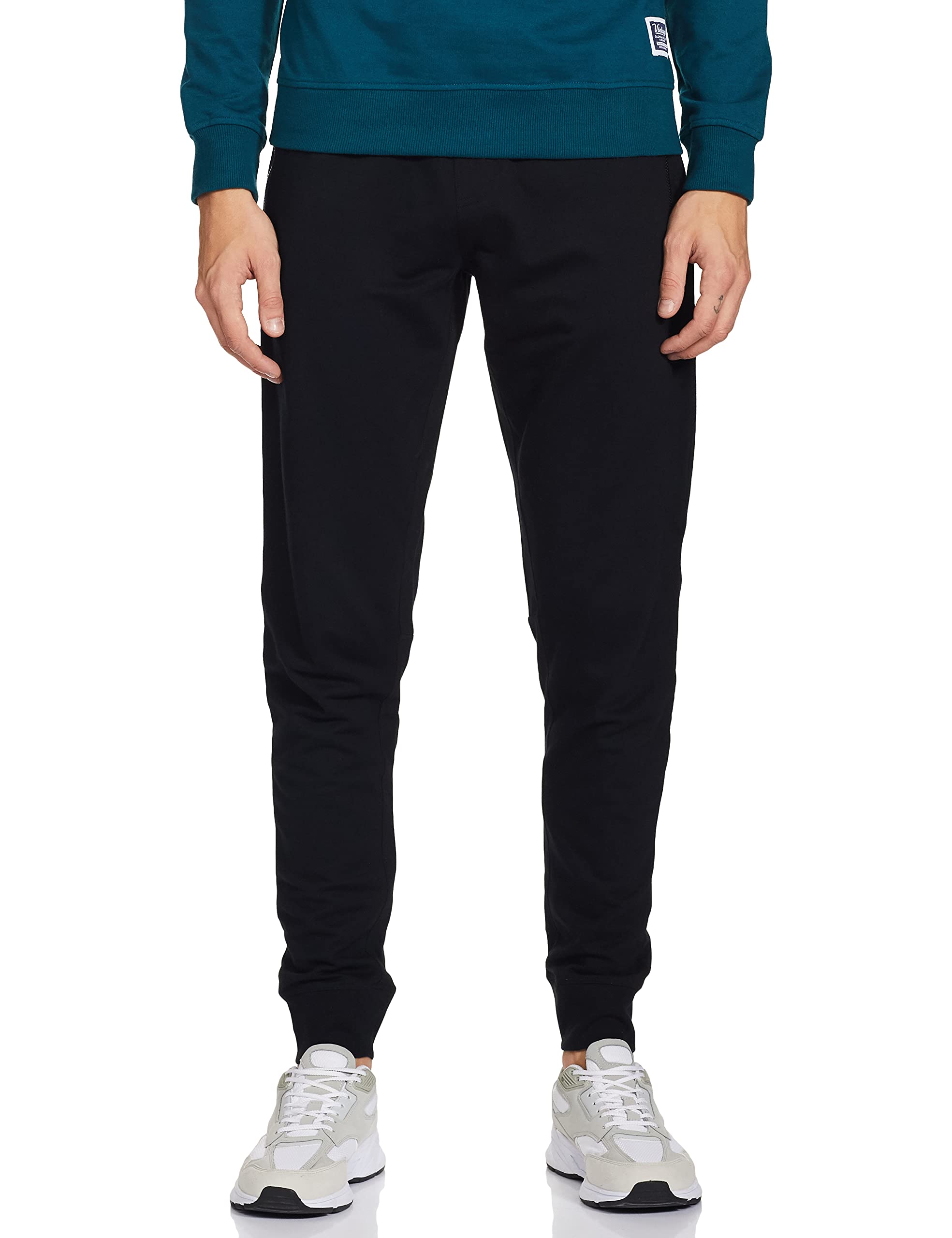 van heusen Men's Regular Fit Track Pants Black S-picture-15