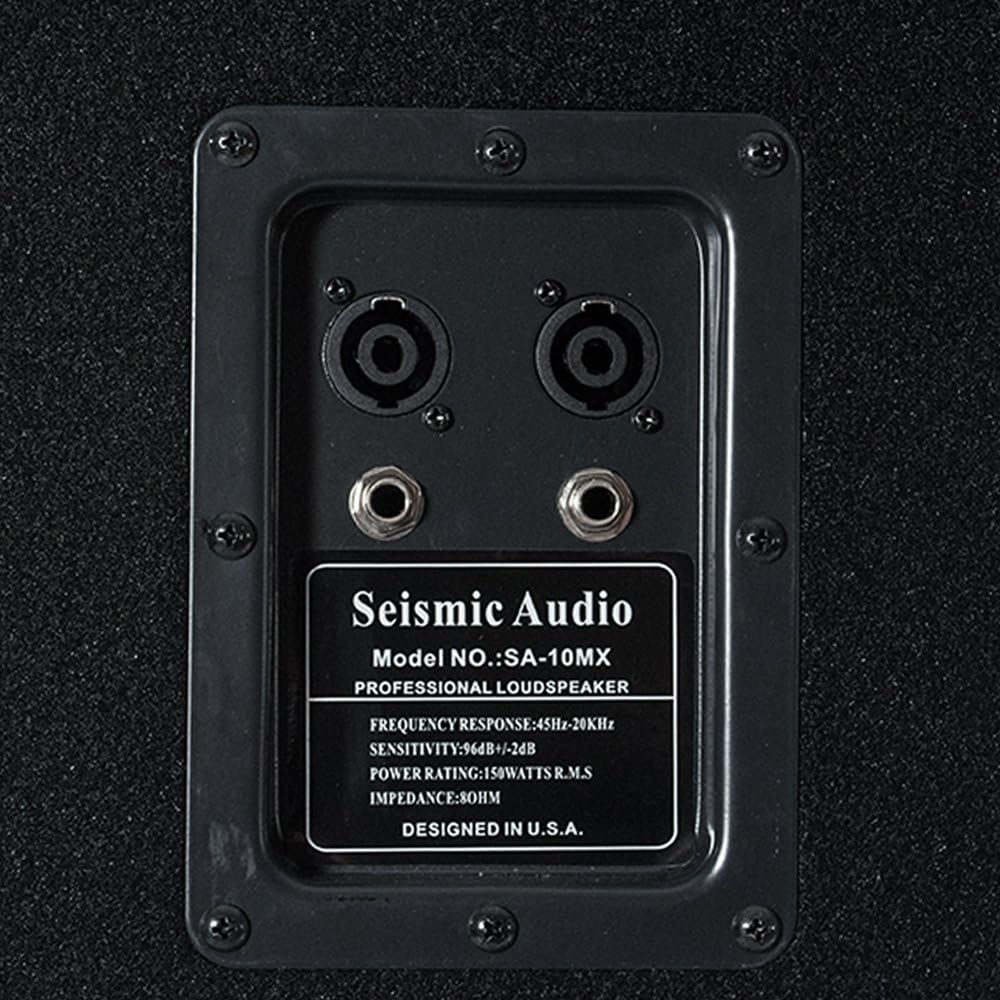 Seismic Audio - SA-10MX - 10" PA Floor Monitor with Titanium Horn and Crossover