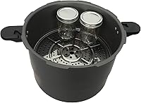 Vista 6 de Olla a presión de granito., Negro