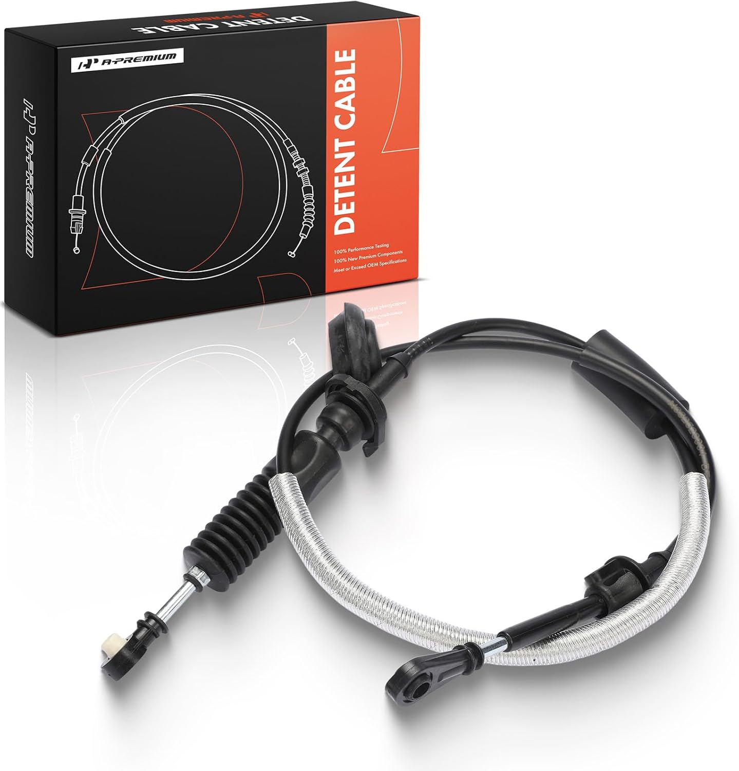A-Premium 49.80 inch Automatic Transmission Detent Cable Compatible with Jeep TJ Series Wrangler 2003 2004 2005 2006, 4-Speed Automatic 42RLE Transmission