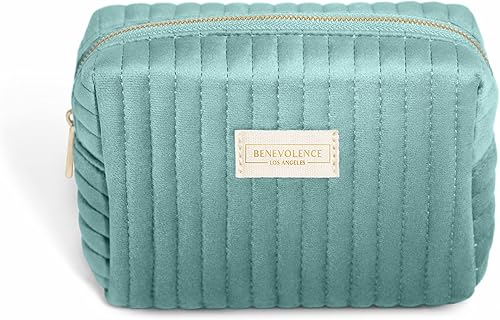 Benevolence LA Neceser para mujer, neceser de viaje para cosméticos, maquillaje, artículos de tocador  Neceser para viajes, bolsa de cosméticos,